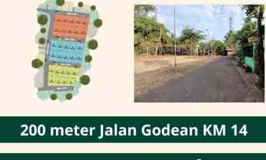 Tanah Pekarangan Murah di Sleman Barat dekat Jalan Godean KM 14