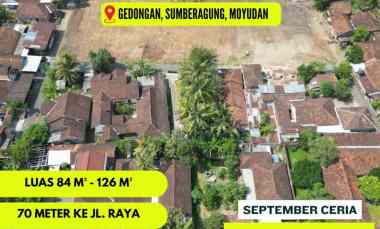 dijual tanah gedongan sumberagung