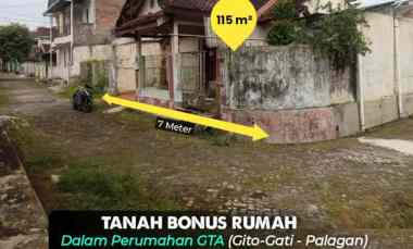 Tanah Bonus Bangunan dalam Perumahan Gta jl. Gito-gati jl. Palagan