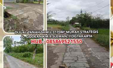 dijual tanah godean sleman yogyakarta