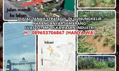 dijual tanah gunungkelir semarang