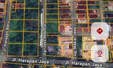 Dijual Tanah Siap Bangun Jln.harapan Jaya Gang Jaya Mandiri 700 jt