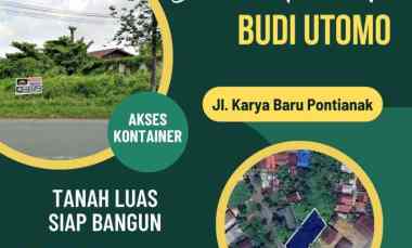 dijual tanah jalan budi utomo kota pontianak