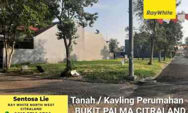 dijual tanah jalan bukit palma citraland