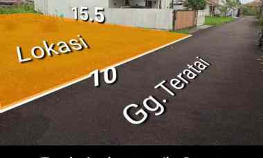 Tanah Siap Bangun. Jln. Danau Sentarum, Gang Teratai Ukuran 10x15.5
