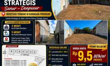 dijual tanah jalan danau tempe