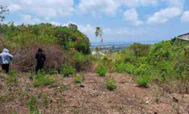 Tanah Full View Laut Luasan Kecil Digoa Gong Jimbaran Lingkungan Villa