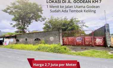 dijual tanah jalan godean km 7