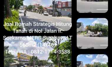 Tanah Dijual di Merr Surabaya Dibawah Pasaran, 0812.1714.3588