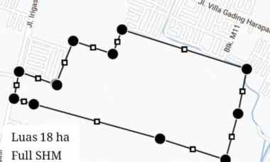 Tanah untuk Perumahan Pinggir Jalan Irigasi dekat Pasar Gabus