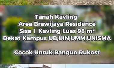 Tanah Kavling Siap Bangun Hunian dan Kost dekat Kampus UB UIN Unisma