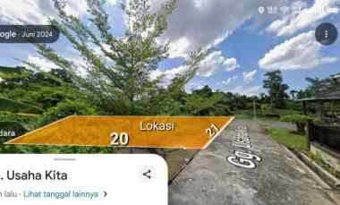 Dijual Tanah Ukuran 21x20. Lokasi Jln Kurnia Gg Usaha Kita. Harga 700