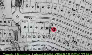 dijual tanah jalan north emerald mansion