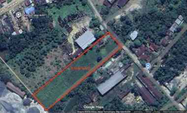Dijual Lahan/Tanah SHM Seluas 9,949m2 di Jalan Siak 2, Palas, Rumbai
