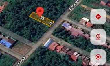 Tanah Pinggir Jln Padat Karya, Ukuran 10x35 Harga 385 jt
