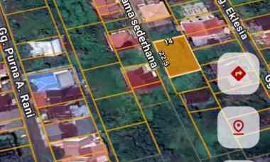 Dijual Tanah Lokasi jl. Purnama 2, Gg. Purnama Sederhana Luas 312m2