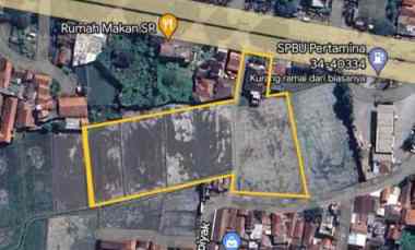 dijual tanah jalan raya rancaekek