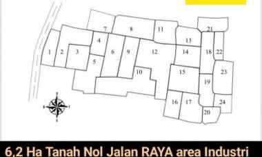 dijual tanah jalan raya sawo