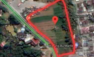 dijual tanah jalan raya tulungrejo