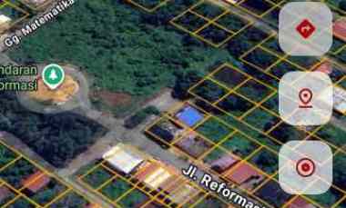 Tanah Uk 20 X 18 jl Reformasi Gg Matematika dekat Fak Kedokteran