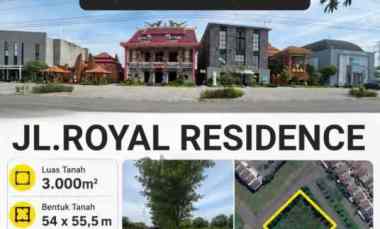 dijual tanah jalan royal residence