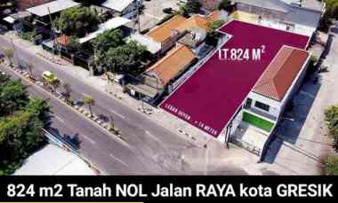 Dijual 824 m2 Tanah jl. Veteran - Kebomas - Gresik Kota - Jatim - SHM