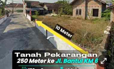 JUAL Cepat Tanah Murah di jl. Bantul KM 6, dekat Pasar Niten, Sewon
