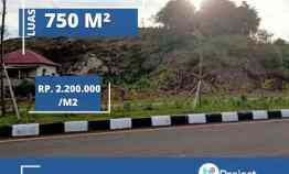 Tanah Lombok Tengah 750 m2 Pinggir Jalan Bypass BIL-Mandalika T676