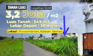 dijual tanah jl dayakan