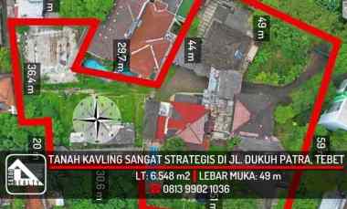 Tanah Kavling Terluas di Dukuh Patra, Menteng dalam, Tebet