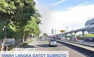 Dijual Tanah Langka di jl. Gatot Subroto, Jakarta Selatan