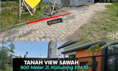 Tanah Murah View Sawah On Cluster di jl. Kaliurang km 10 300 meter K