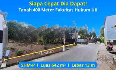 dijual tanah jl kaliurang km 14 ngaglik