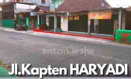 Tanah Jogja Tepi jl.kapten Haryadi Depan Ruko Merapi Lt 364 m2 Ld 11m