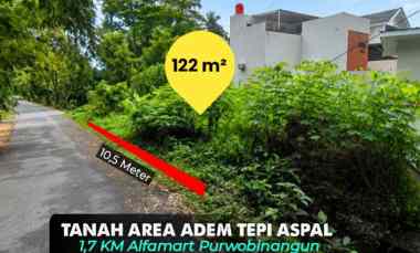 dijual tanah jl palagan km 14