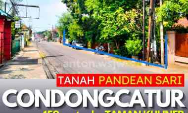 Tanah Bagus Jogja Pandean Sari SHM Pekarangan Hook Luas 947 m2 Ld 25 M