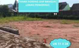 dijual tanah jl ponorogo sukabangun