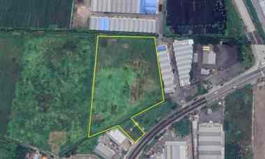 dijual tanah jl raya by pass krian kec