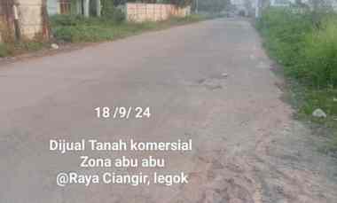 dijual tanah jl raya ciangir