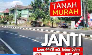 dijual tanah jl raya janti km 4