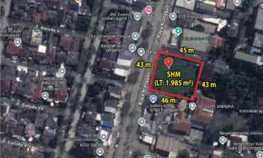 Dijual Tanah Strategis 1.985 m2 di jl. Raya Kranggan, Bekasi