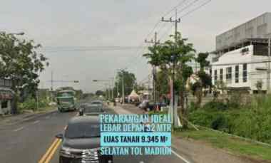 dijual tanah jl raya madiun ngawi ngawi