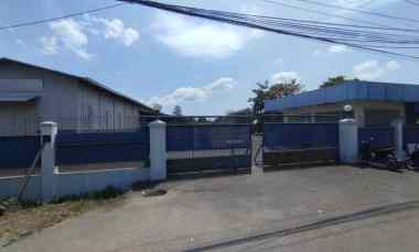 Dijual Tanah Luas Bonus Bangunan Pabrik Terawat di Karawang