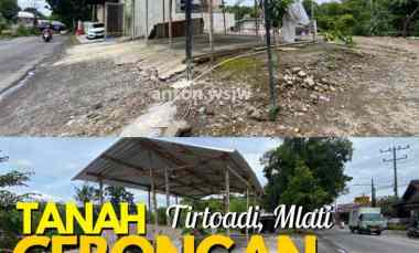 Tanah Mlati Jogja Tepi jl Sidomoyo Lt 331 m2 L 17 M SHM