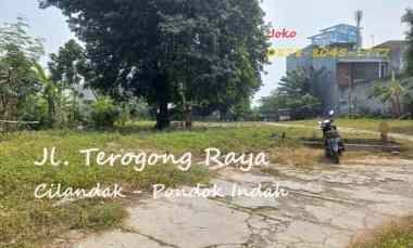 dijual tanah jl terogong raya