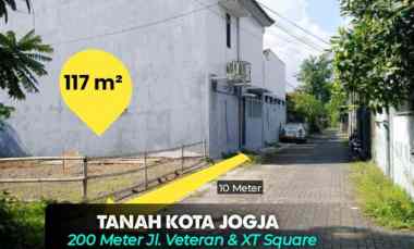 Tanah Tengah Kota Jogja di Pandeyan, Umbulharjo 200 meter Xt Square