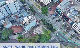 dijual tanah jl wahid hasyim menteng