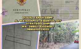 dijual tanah jl wates km 13 14 bantul