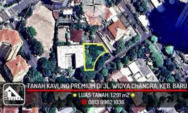 Tanah Kavling Premium di jl. Widya Chandra, Senayan, Kebayoran Baru