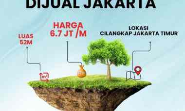 Tanah Kavling Siap Bangun dalam Cluster Pinggir Jln Raya Cilangkap Baru